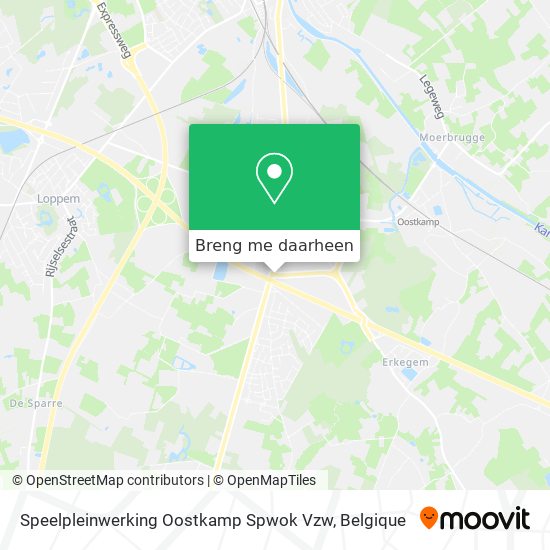 Speelpleinwerking Oostkamp Spwok Vzw kaart