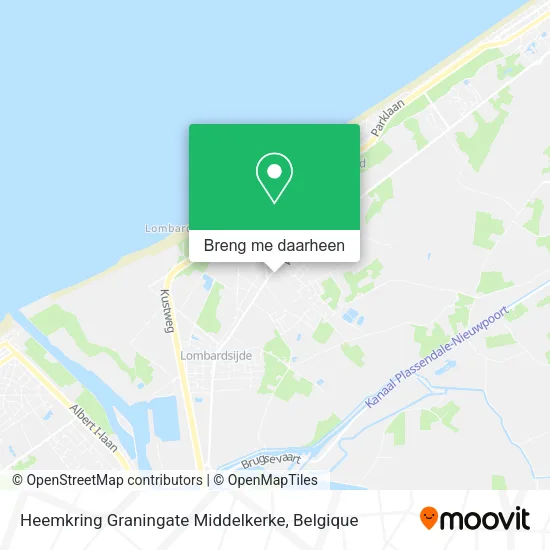 Heemkring Graningate Middelkerke kaart