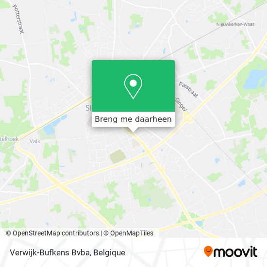 Verwijk-Bufkens Bvba kaart