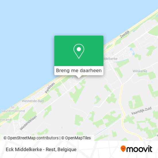 Eck Middelkerke - Rest kaart