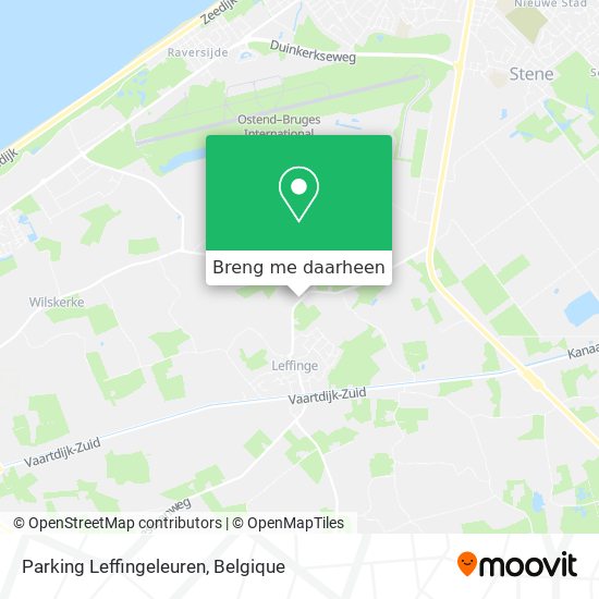 Parking Leffingeleuren kaart