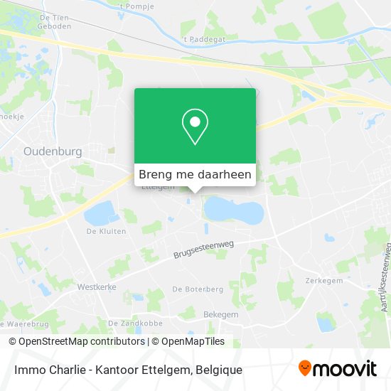 Immo Charlie - Kantoor Ettelgem kaart
