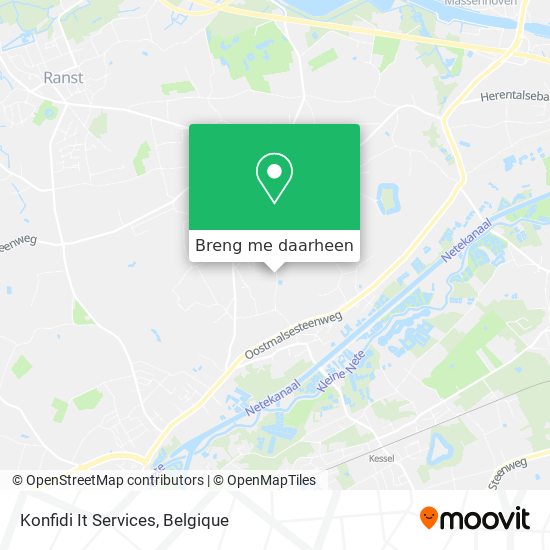 Konfidi It Services kaart