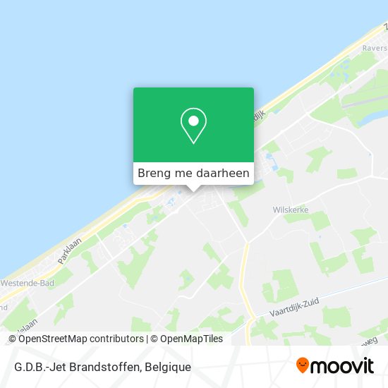 G.D.B.-Jet Brandstoffen kaart