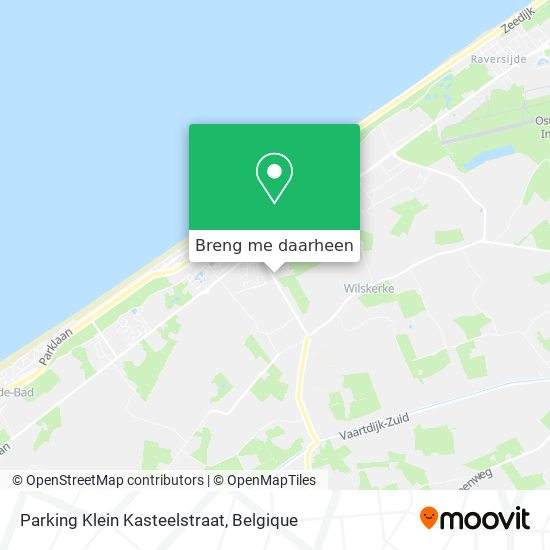 Parking Klein Kasteelstraat kaart