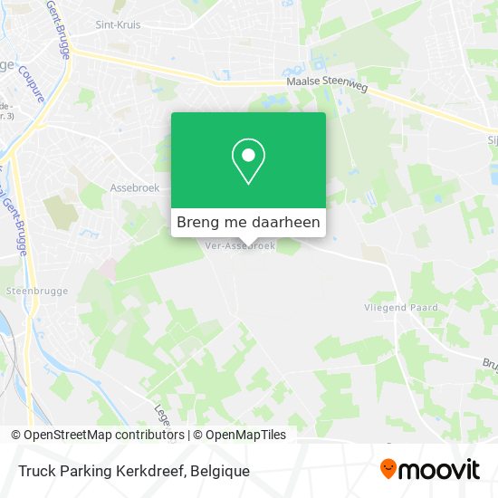 Truck Parking Kerkdreef kaart