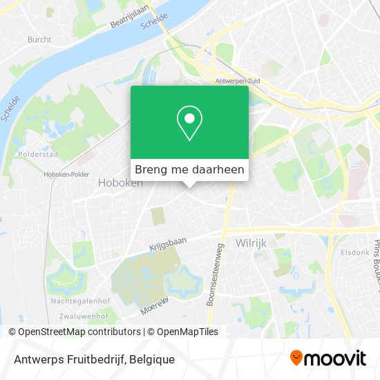 Antwerps Fruitbedrijf kaart