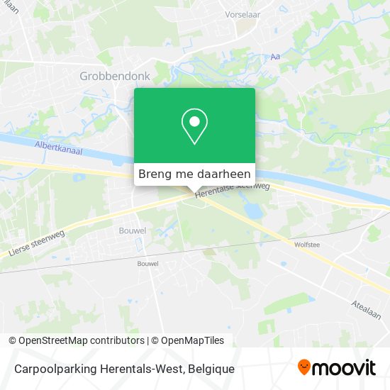 Carpoolparking Herentals-West kaart