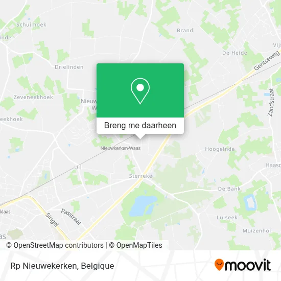Rp Nieuwekerken kaart