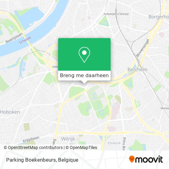 Parking Boekenbeurs kaart