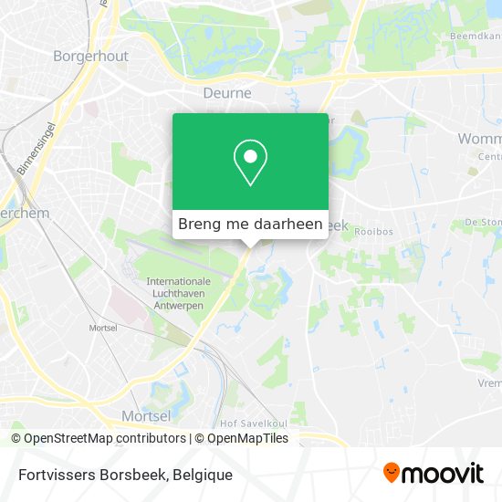 Fortvissers Borsbeek kaart