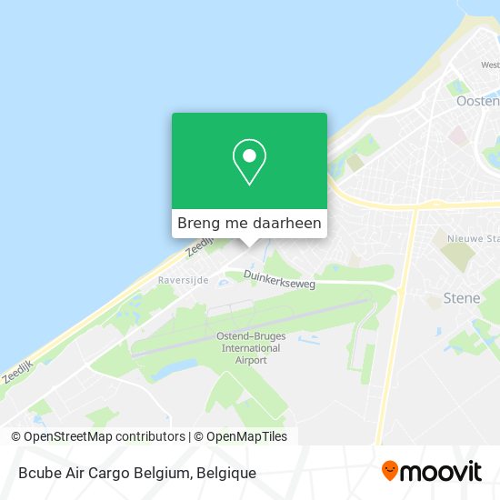 Bcube Air Cargo Belgium kaart