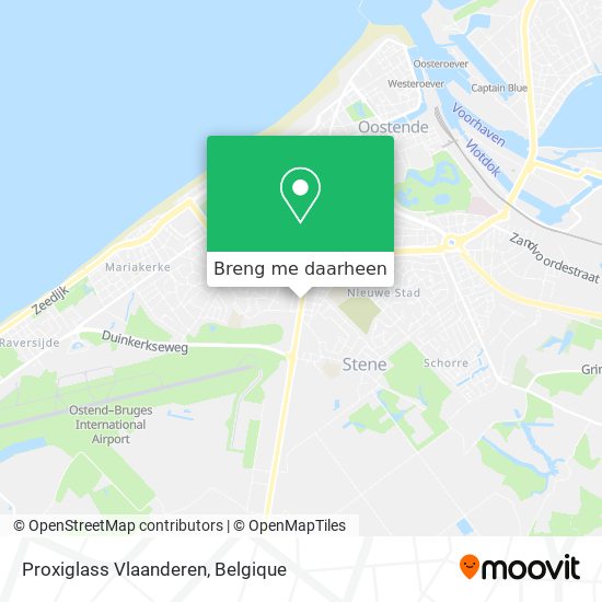 Proxiglass Vlaanderen kaart