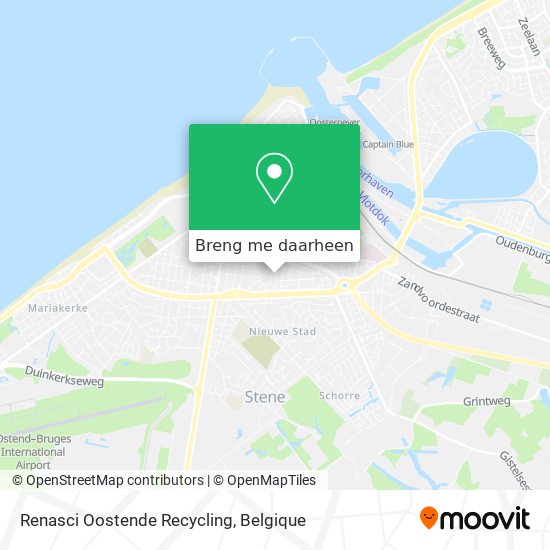 Renasci Oostende Recycling kaart