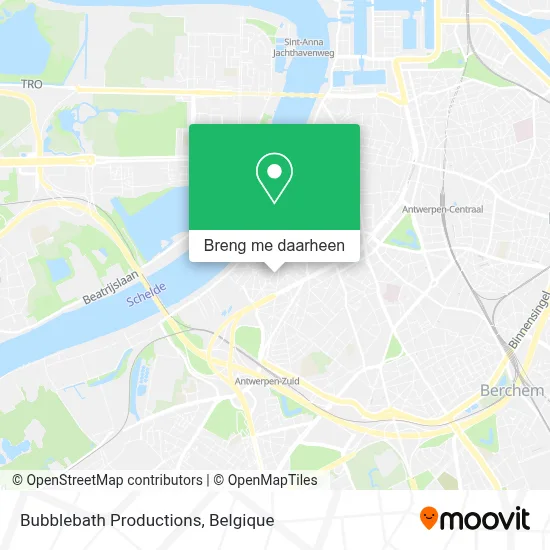 Bubblebath Productions kaart