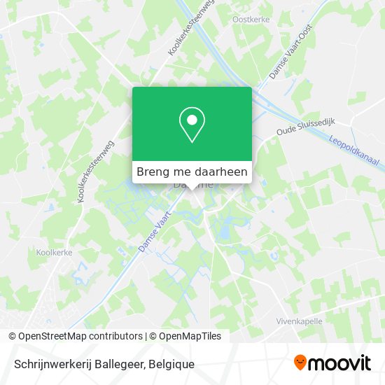 Schrijnwerkerij Ballegeer kaart