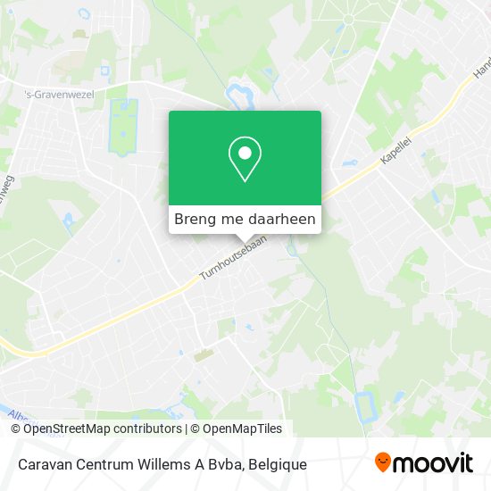 Caravan Centrum Willems A Bvba kaart