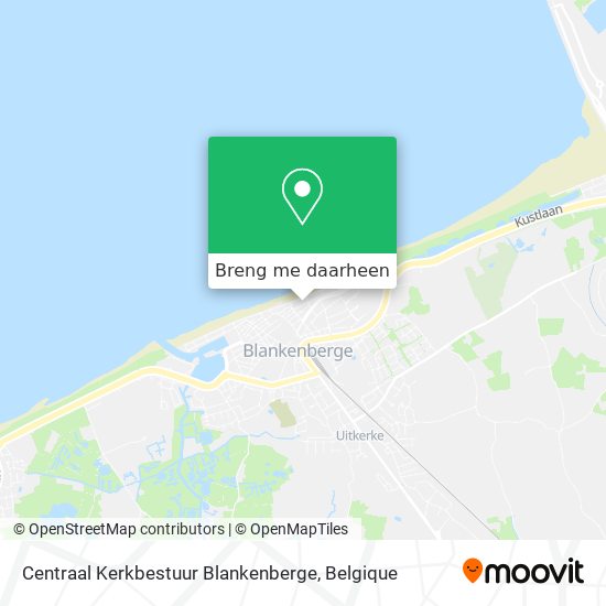 Centraal Kerkbestuur Blankenberge kaart