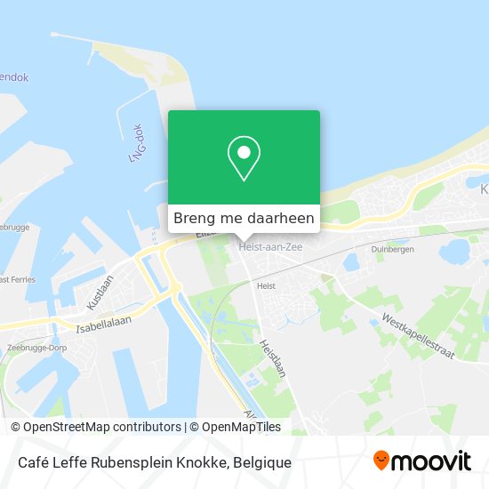 Café Leffe Rubensplein Knokke kaart