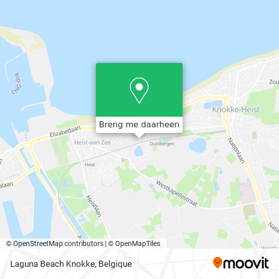 Laguna Beach Knokke kaart