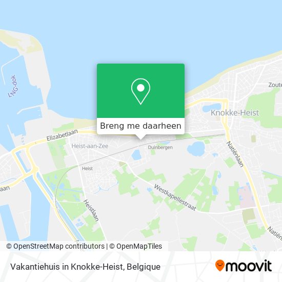 Vakantiehuis in Knokke-Heist kaart