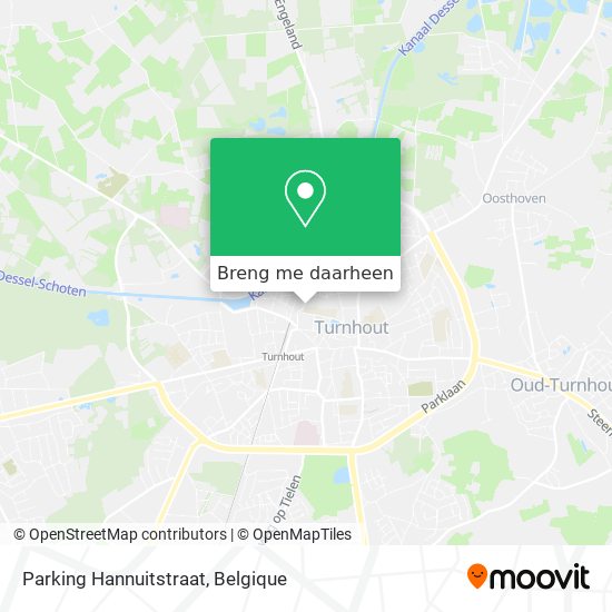 Parking Hannuitstraat kaart