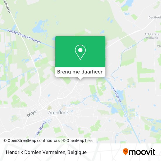 Hendrik Domien Vermeiren kaart