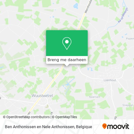 Ben Anthonissen en Nele Anthonissen kaart