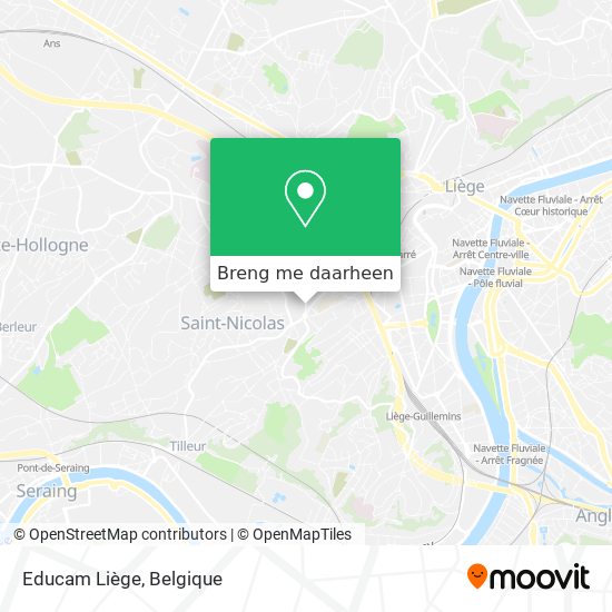 Educam Liège kaart
