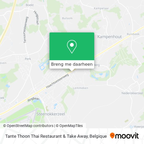 Tante Thoon Thai Restaurant & Take Away kaart