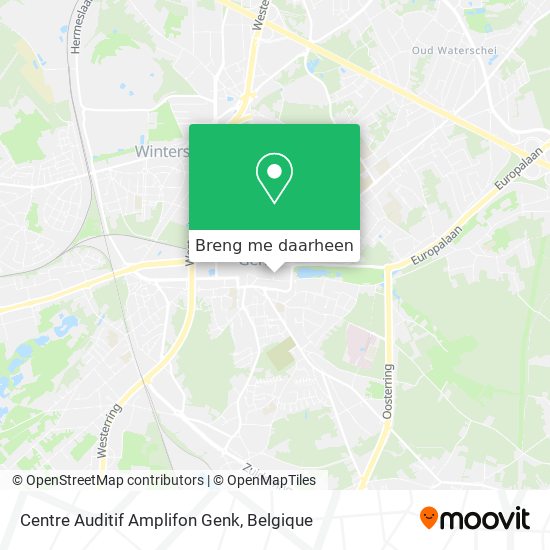 Centre Auditif Amplifon Genk kaart