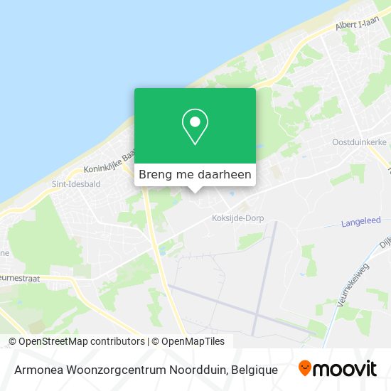 Armonea Woonzorgcentrum Noordduin kaart