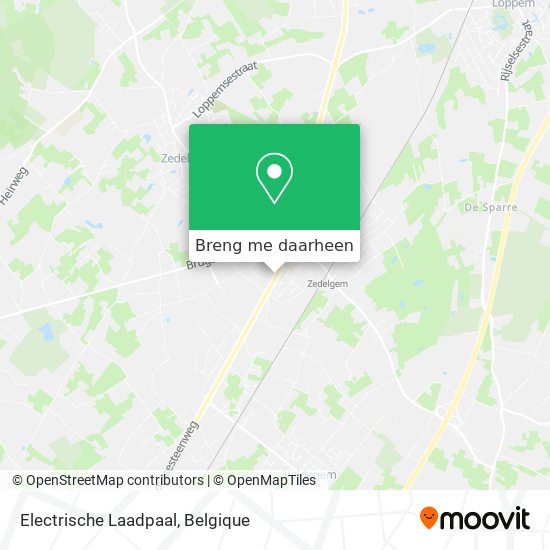 Electrische Laadpaal kaart