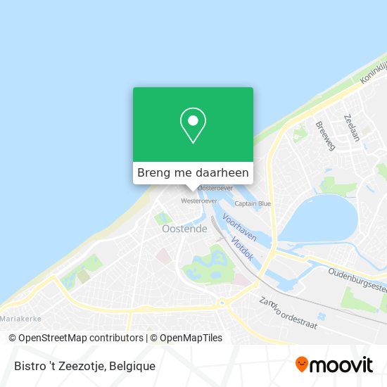 Bistro 't Zeezotje kaart