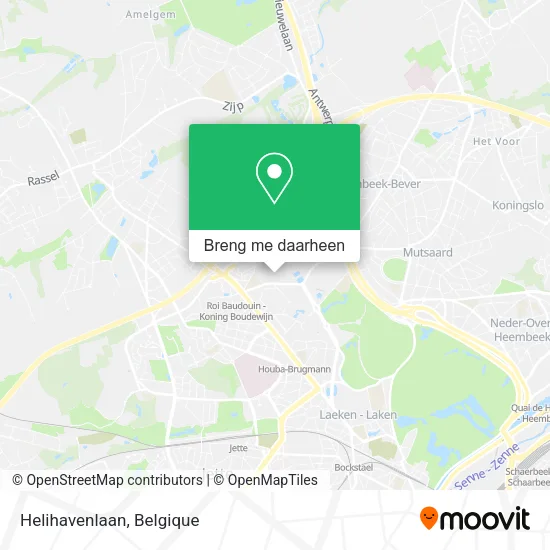 Helihavenlaan kaart