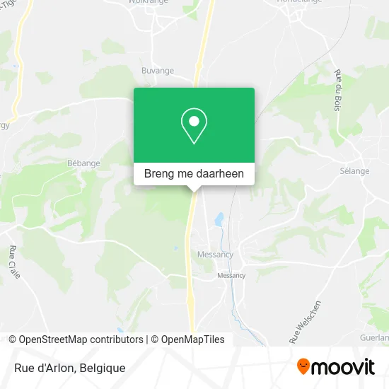 Rue d'Arlon kaart