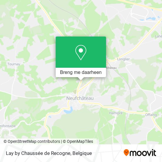 Lay by Chaussée de Recogne kaart