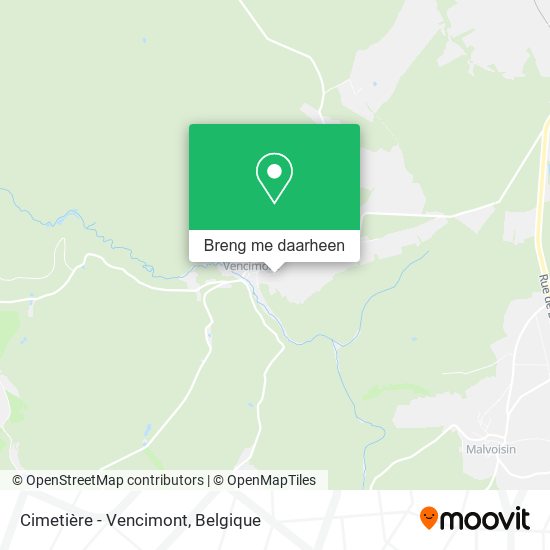 Cimetière - Vencimont kaart