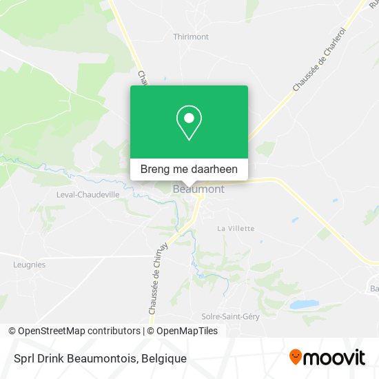 Sprl Drink Beaumontois kaart