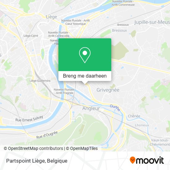 Partspoint Liège kaart