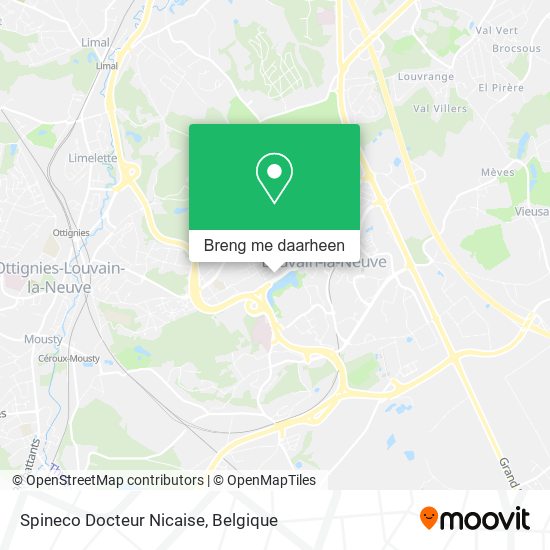 Spineco Docteur Nicaise kaart