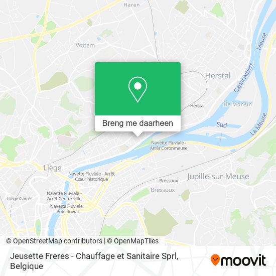 Jeusette Freres - Chauffage et Sanitaire Sprl kaart
