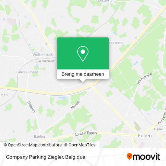 Company Parking Ziegler kaart