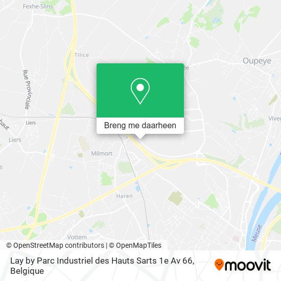 Lay by Parc Industriel des Hauts Sarts 1e Av 66 kaart