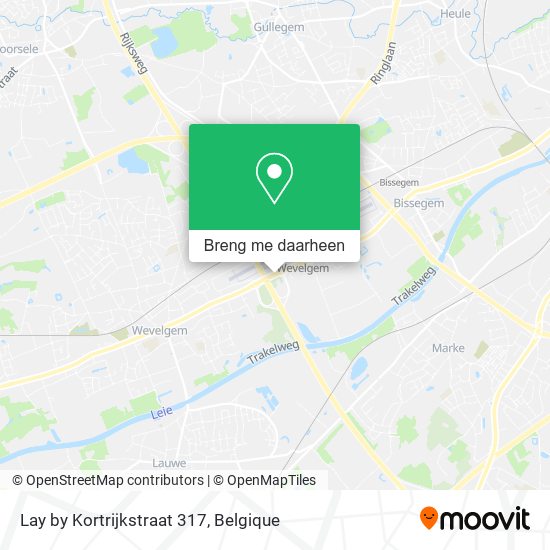Lay by Kortrijkstraat 317 kaart