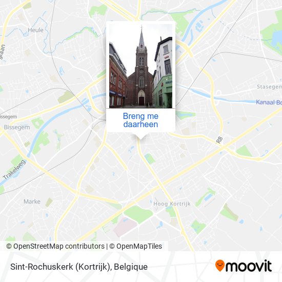 Sint-Rochuskerk (Kortrijk) kaart