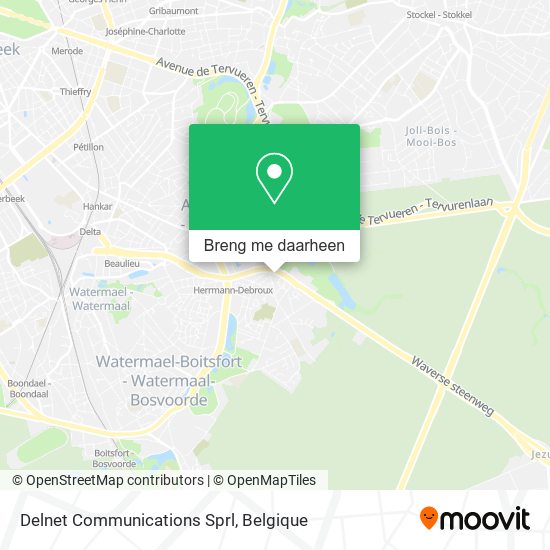 Delnet Communications Sprl kaart