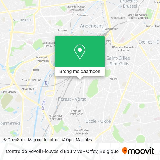 Centre de Réveil Fleuves d'Eau Vive - Crfev kaart