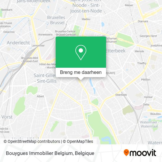 Bouygues Immobilier Belgium kaart