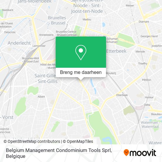 Belgium Management Condominium Tools Sprl kaart